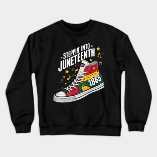 Steppin into juneteenth 2024 Crewneck Sweatshirt